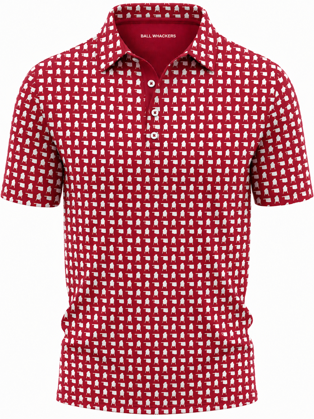 The Oklahomie Polo - Crimson