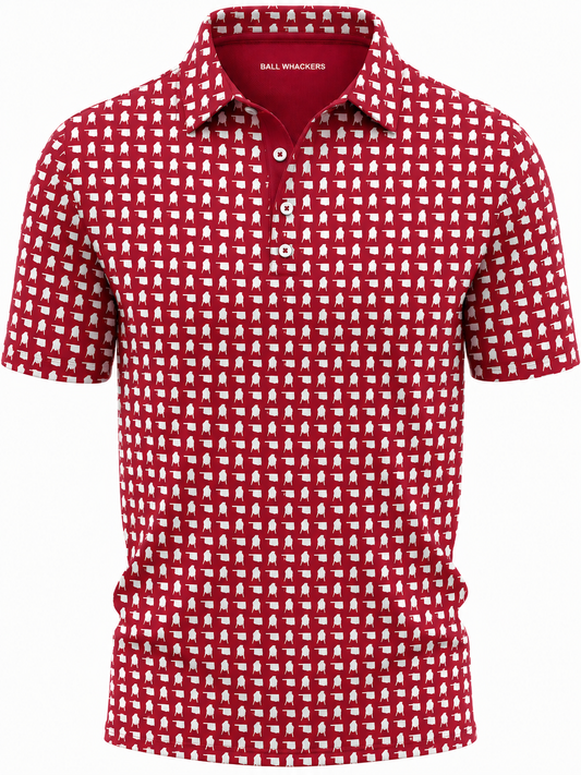 The Oklahomie Polo - Crimson